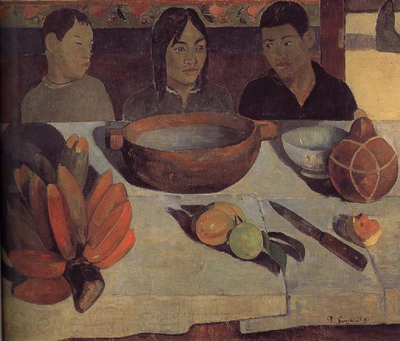 Paul Gauguin Meal
